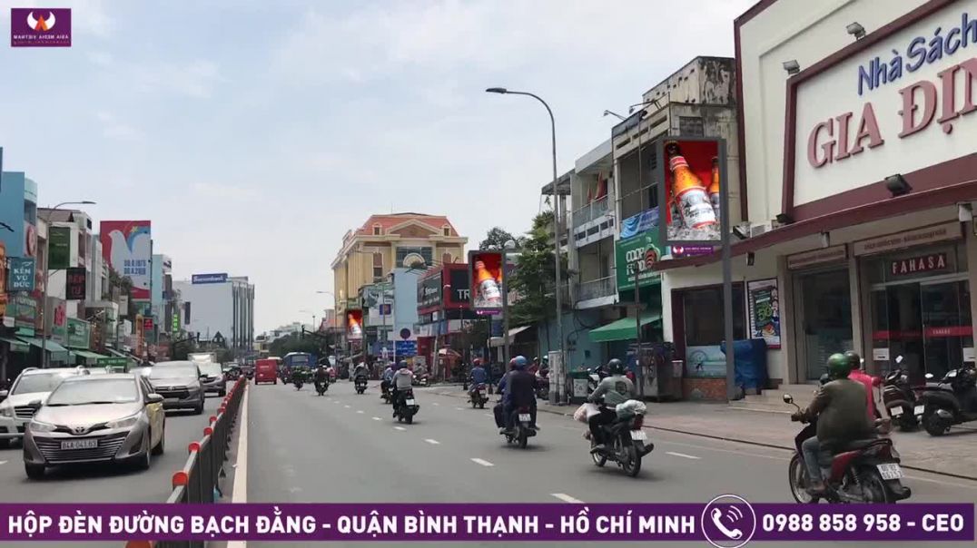 60 Hộp đèn 2 mặt led Đường Bạch Đằng , quận Bình Thạnh , TP HCM