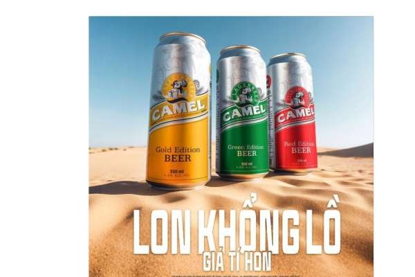 THỔI BÙNG MÙA HÈ VỚI BIA CAMEL LON 500ML MỚI